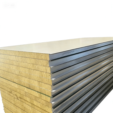 40-200 Kg/m³ Density Fire Resistant Rock Wool Board for Thermal Insulation