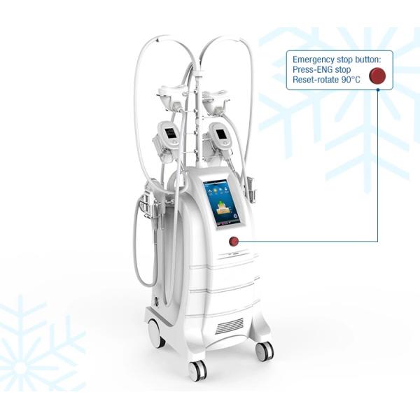 Weight Loss Cryolipolysis Body Slimming Machine 800W With Chin Handpiece