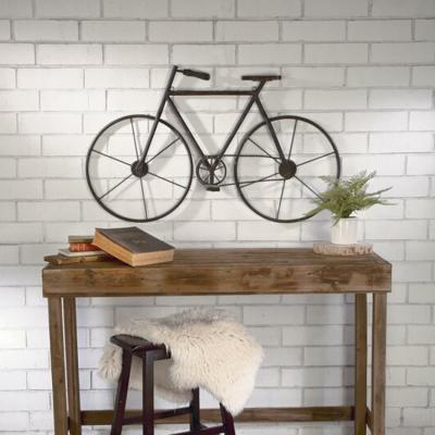 Jardim 47 de Gnee peso leve da decoração de Art Decor Cycle Wall Hanging da parede do metal