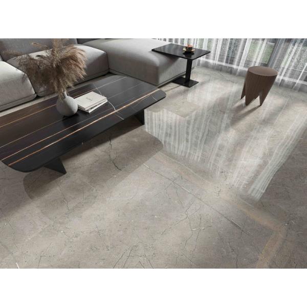 Modern Polished Porcelain Tiles in Stone Imitation Texture