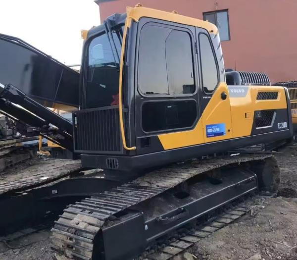 Em segunda mão Capacidade de balde 1,22m3 Vollvo EC210D Excavadora de rastreador hidráulico para venda