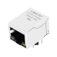Module de connecteur vert de base-T de LJ-H41S1C-14-F 10/100/jaune gauche simple de LED RJ-45 LPJ0017HBNL