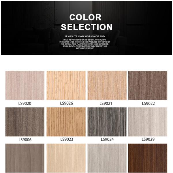 Внутренние подгонянные панели стены облицовки древесины угля водоустойчивого деревянного зерна бамбуковые