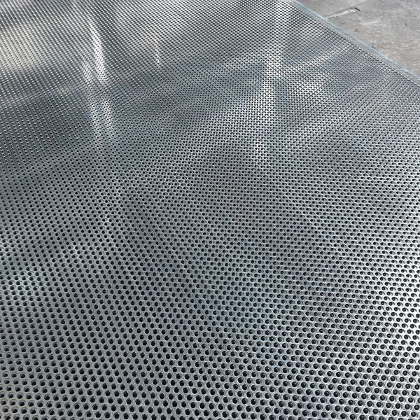 1000*2000mm Galvanized Perforated Metal Screen Fence Color Customizable