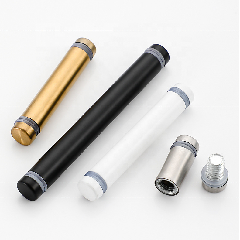 Stainless Steel Double Head Advertising Screw for Acrylic Glass Standoff Spacer 12*30mm M8 Passivated