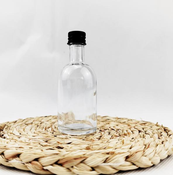 Belo mini-descanter de vodka e uísque de 50 ml com manuseio de superfície de gelo