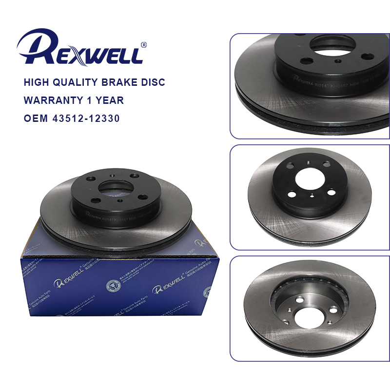43512-12330 43512-12340 Brake Disc Rotor for Toyota Corolla 