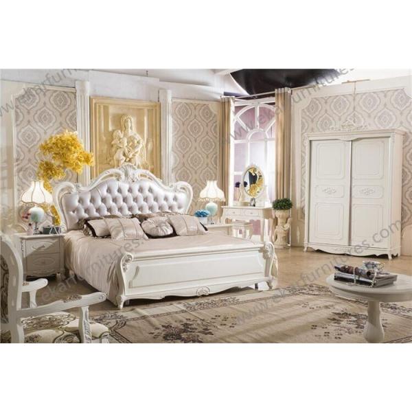 Spain Style Vintage Carved Bedroom Wardrobe Designs 602-6