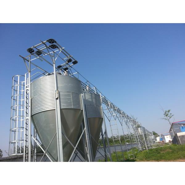 Instalación en el lugar de la fábrica de cervecería Estructura de acero Granja de aves de corral Granja para cerditos