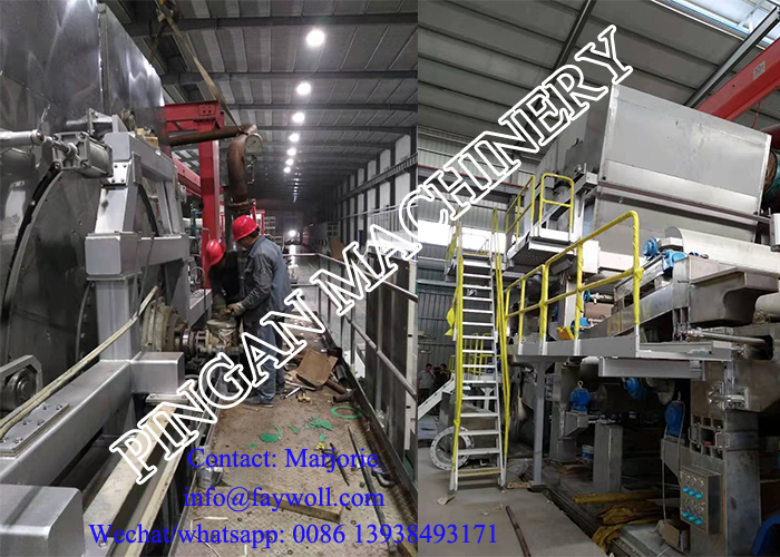 машина ширины 700m/Min 30T/D 3000mm наматывая серповидная бумажная