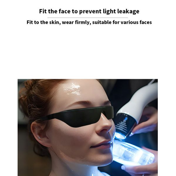 Hair Removal Goggles CE Ansi Z87 Beauty Anti Laser Protective Eyebrow Eye Mask OPT IPL Shading E Light Eye Patch