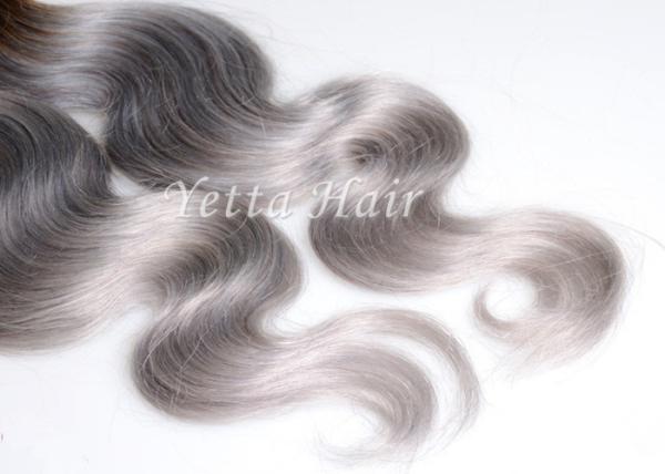 Professional Remy Wet and Wavy Ombre Human Hair Extensions For White Girl