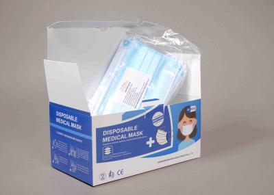 CE/FDA Disposable Face Mask , Fluid Resistant Face Mask Customized Color