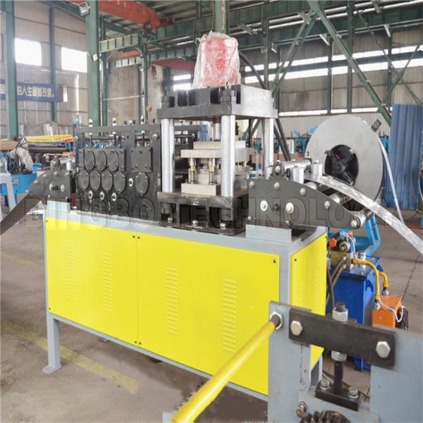 1-3mm GI Steel Rack Upright Roll Forming Machine  hydraulic cutting and punching