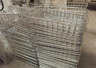 Commercial Bakery Stainless Steel Mesh Basket Custom Size 304 Storing Bread Cakes