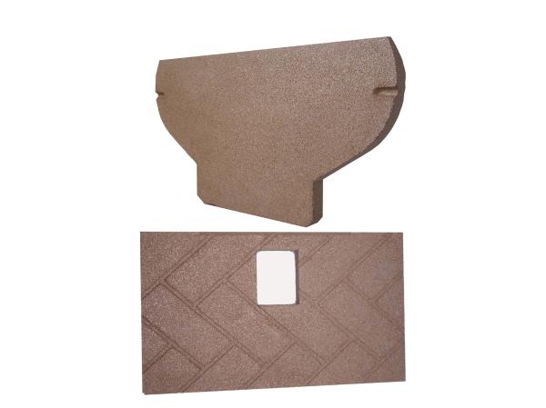 Rectangle Industrial Fireplace Insulation Board Durable High Temperature