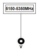 600mm 5.2g 5.8g Omni Directional Fiberglass Antenna High Gain 50W with 10dBi Gain