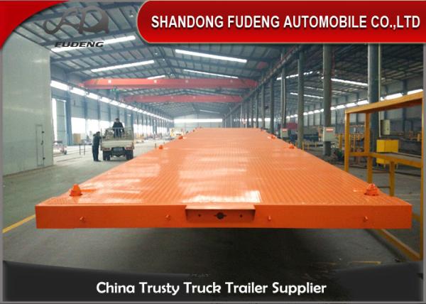 3 axle flatbed semi truck trailer for 40ft or 20ft container delivery price