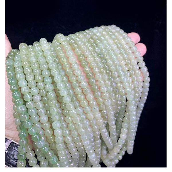 Hetian Jade Beads Natural Hetian Jade Old-fashioned Beads Loose Beads Batch