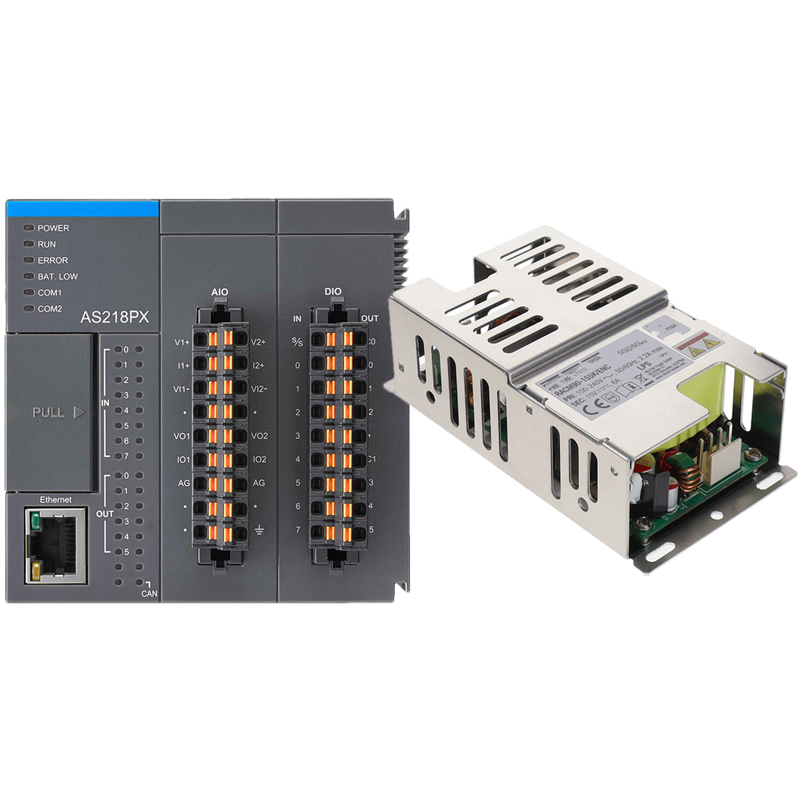 AS218PX PLC CPU Module 8DI 6DO PNP for Motion Control Production Line Equipment Electrical Control PLC Controller