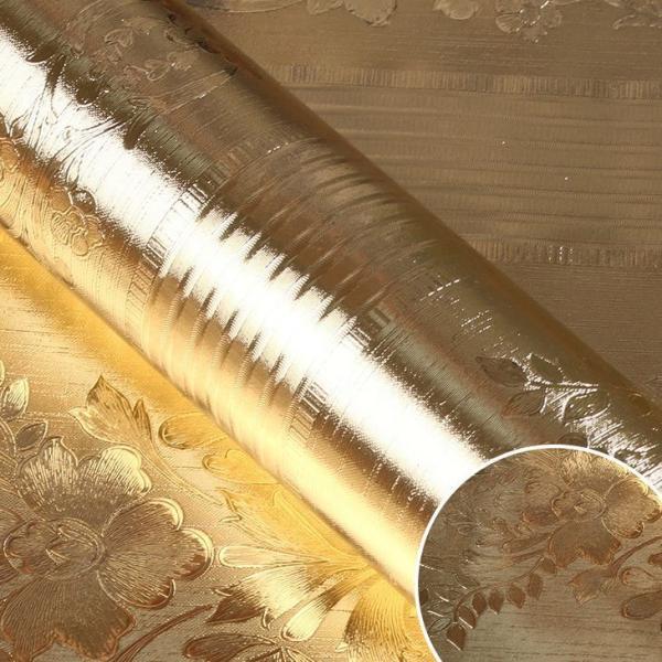 Papillon métallique à l'épreuve de l'humidité en feuille d'or en relief