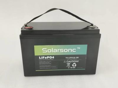 12 volts 100 bloco da bateria de lítio da bateria 12v 100ah Bms da hora Lifepo4 do ampère