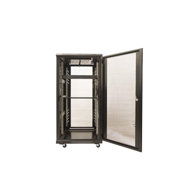 Modern 18U 800mm Width Server Racks Cabinet with Toughened Glass Door or Mesh Door