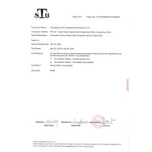 Guangdong Jiaxin packaging technology co., ltd Certifications