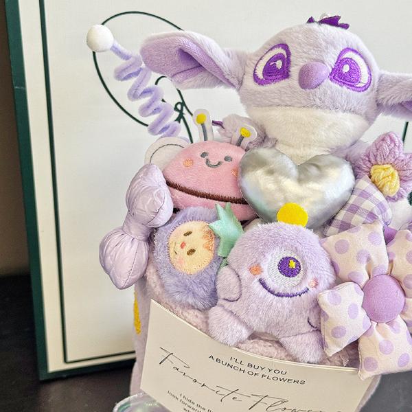 Girls Kulomi Doll Bouquet Cinnamon Dog Doll For Girlfriend bestie Graduation / Birthday Gift