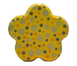 Flower pattern Cmyk 4c 0.23mm thickness Cartoon Iron Box