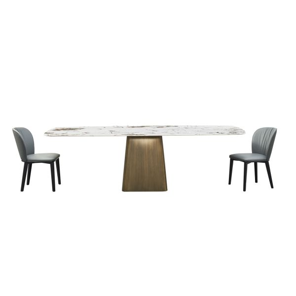 Hot Selling Dining Table with 8 Chairs Ceramic Marble  Top Table Cheaper Modern Home Furniture Dining Room Table Sets
