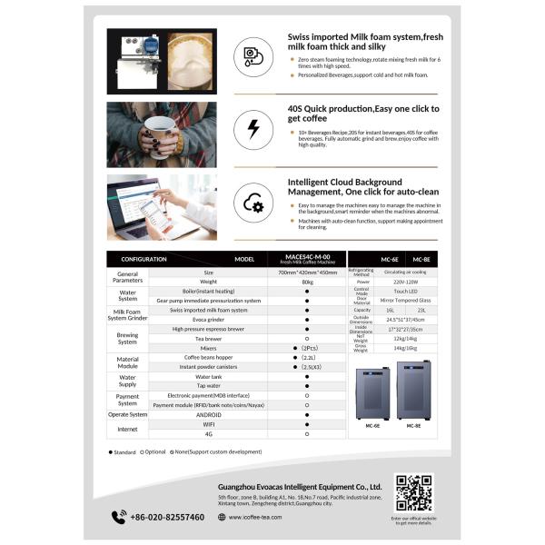 Автоматическая кофейная машина с 15,6 дюймовым сенсорным экраном и пультом дистанционного управления