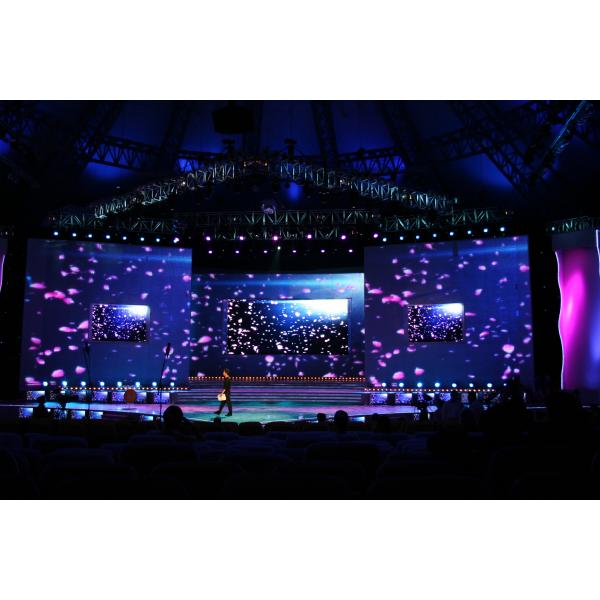 P4.81 Rental Stage LED Screen 2200cd/sqm High Brightness For Advertising