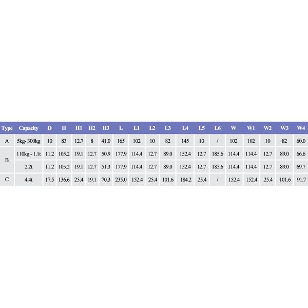 Modulo de sensor de carga de compresión Modulo de célula de carga de haz para la venta