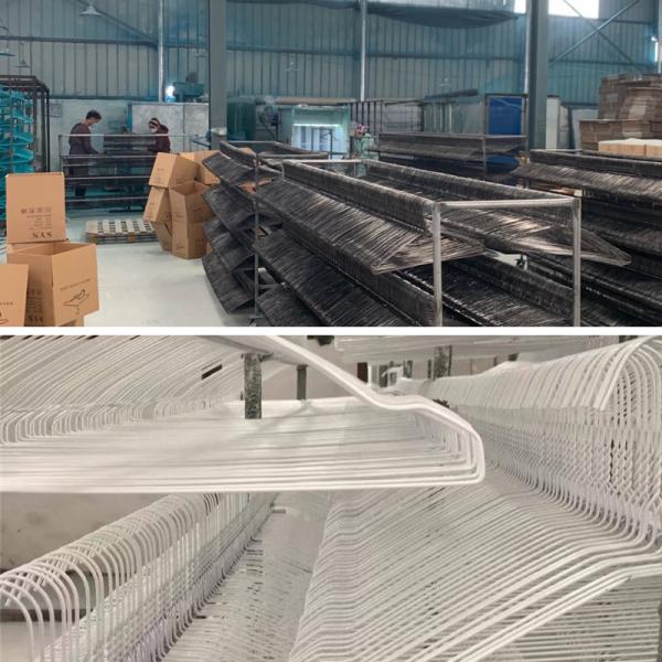 Disposable Blue / White Dry Cleaner Hanger For Cold Weather Cloth Items