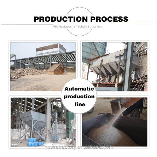 Gray High Alumina Castable Cement Refractory with Excellent Thermal Shock Resistance