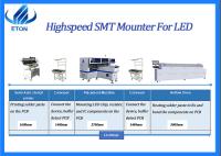 Máquina HT-F7S 180K del montaje del LED para la selección del tubo/de la tira del LED y la máquina del lugar en cadena de producción del LED