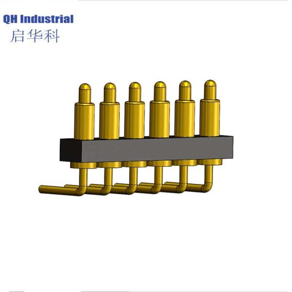6Pin Germany Adapter Connector Magnetic spring loaded pin Usb Connector Magnetic spring loaded pin Cable Connector