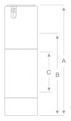 Slide Nozzle Serum Pump Dispenser Bottle 15/30/50/80/100/120ml GR202J