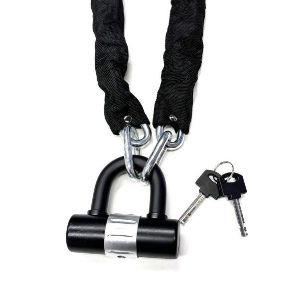 Best Selling Rarlux 2050-E 100cm Zinc Plated Security Hardened Anti-Theft Motorcycle/Bicycle Chain Lock with Key Unlock
