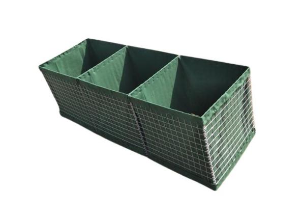50x50mm Galvanized Steel Gabion Barrier for Military Defense