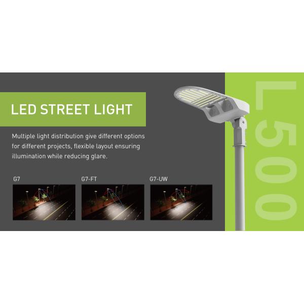 Public Street Lighting Fixture 165LM/W IP66 Smart Sensor High Pole Warm Light