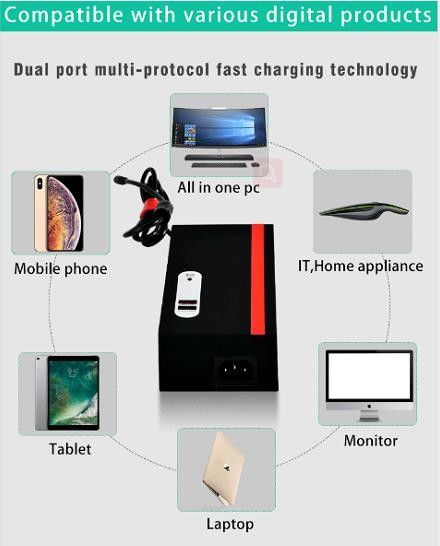 Все в одном электропитании 25000mAh Adaper накопления энергии ПК 84W