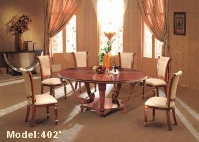 Gelaimei Hotel Dining Table And Chairs Hotel Dining Furniture ISO9001 Standard