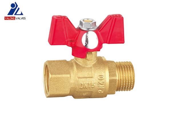 2.0Mpa Brass Ball Valve BSP Half Inch Pex Ball Valve Female X Male