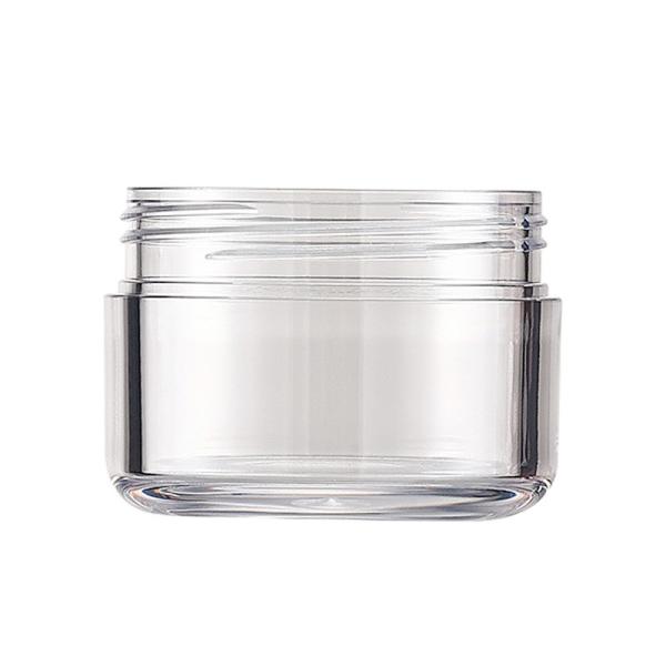 O bálsamo de bordo de vidro de PASSEN 10g range tampas que plásticas pretas os recipientes de vidro para desnatam