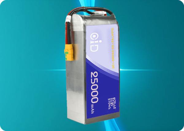 Batterie pour drones au lithium polymère 300 cycles 25000mAh Batterie 90A courant de décharge