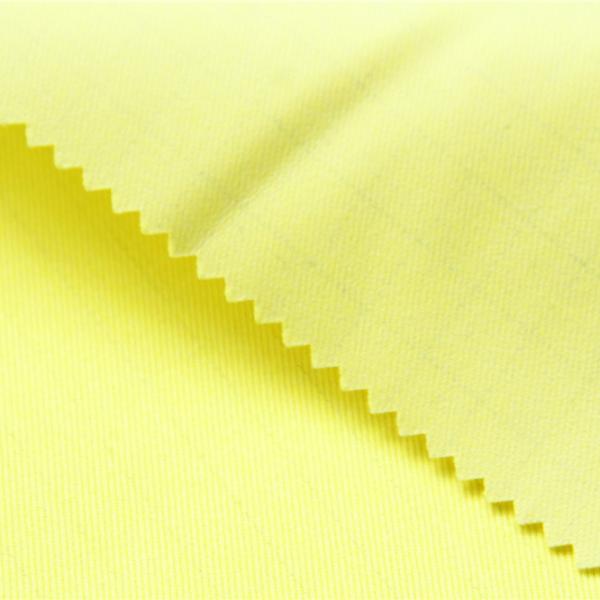 jaune fluorescent de tissu antistatique Modacrylic du coton 300gsm pour les vêtements de protection