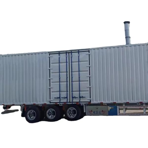 Mechanical/Air Suspension 3 Axle Semi-Trailer for Customers Optional Cargo Transportation