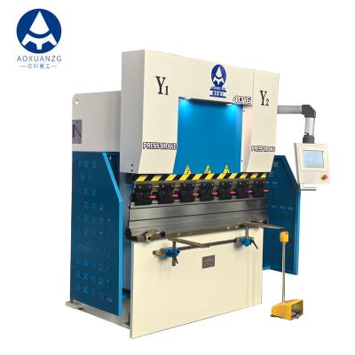 Freio de pressão hidráulica 2000mm Mesa de trabalho Servo Press Brake CNC Curvatura de chapa de metal
